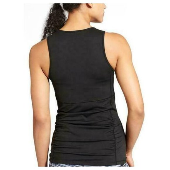 ATHLETA Black Stealth Sculptek Compression Tank Top sz XXS Women's Athletic Yoga - Picture 12 of 12